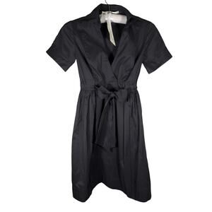 Diane van Furstenberg Black Wrap Dress Size 2